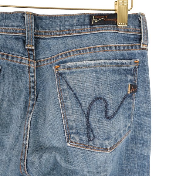 Citizens of Humanity Ingrid 002 Stretch Jeans Low Waist Flare  27 fits like 25 - Picture 4 of 12